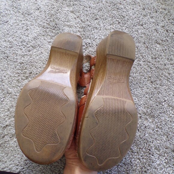 Dansko leather platform sandals 39 - Picture 10 of 12